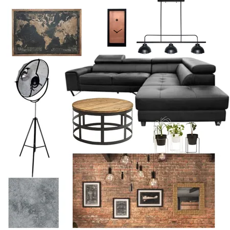 industrial style Interior Design Mood Board by lenameshart on Style Sourcebook