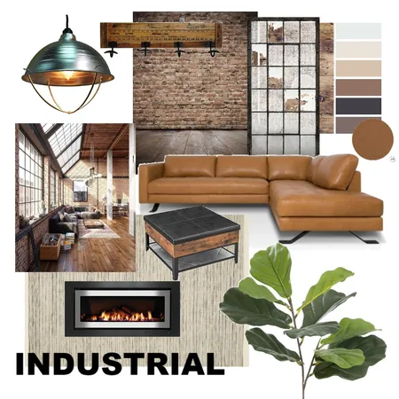 Industrial Mood Board Interior Design Mood Board by Michelle_Neilsen on Style Sourcebook