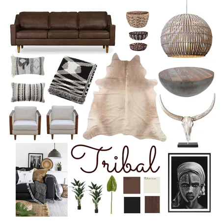 African Tribal Interior Design Mood Board by CHolmes on Style Sourcebook