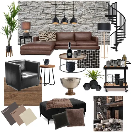 CITY INDUSTRIAL Interior Design Mood Board by YANNII on Style Sourcebook