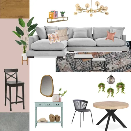living- pink Interior Design Mood Board by Ela_s on Style Sourcebook