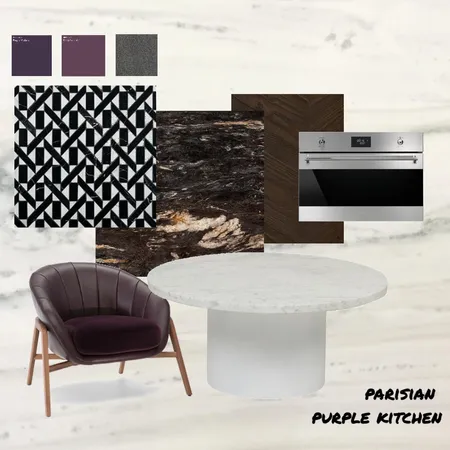 Aubergine Kitchen Interior Design Mood Board by AinaCurated on Style Sourcebook