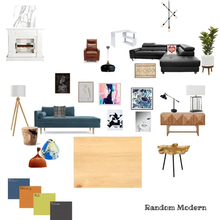 Random Modern Interior Design Mood Board by ArtisticVybze7 on Style Sourcebook