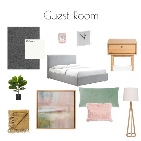 Guest Room Interior Design Mood Board by KatAnosa on Style Sourcebook