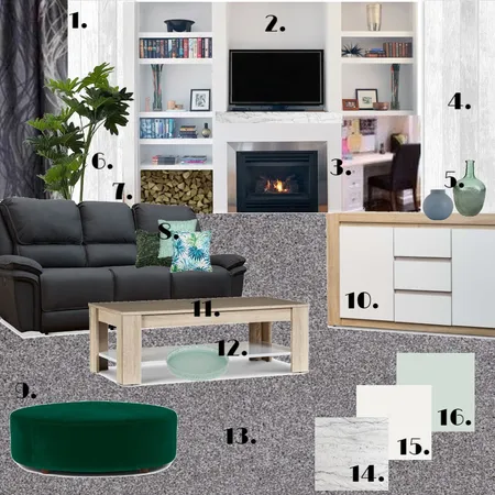 Steel - Living room 2 Interior Design Mood Board by KristenB on Style Sourcebook