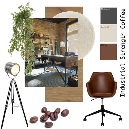Industrial Strength Coffee Interior Design Mood Board by Loren Macintyre on Style Sourcebook