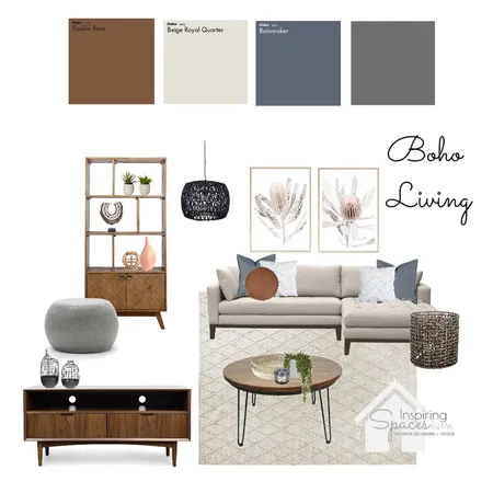 EXAMPLE - Boho Living Interior Design Mood Board by MELLY1991 on Style Sourcebook