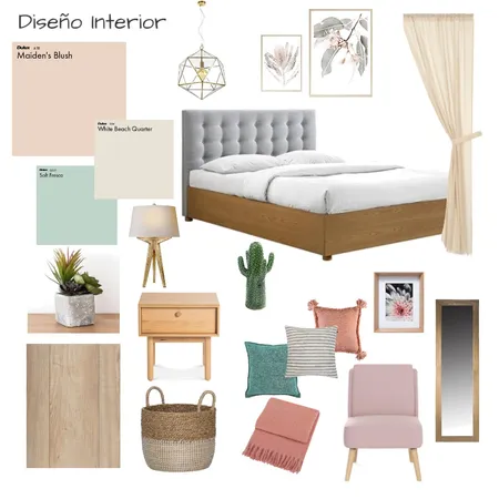 Kathya Bedroom Interior Design Mood Board by Mcenza on Style Sourcebook