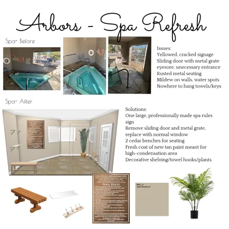 Spa Refresh Sample Board Interior Design Mood Board by flagchic on Style Sourcebook