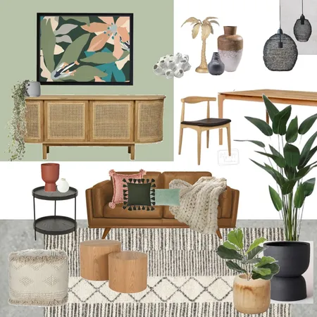 Dining/Living Interior Design Mood Board by mortimerandwhite on Style Sourcebook