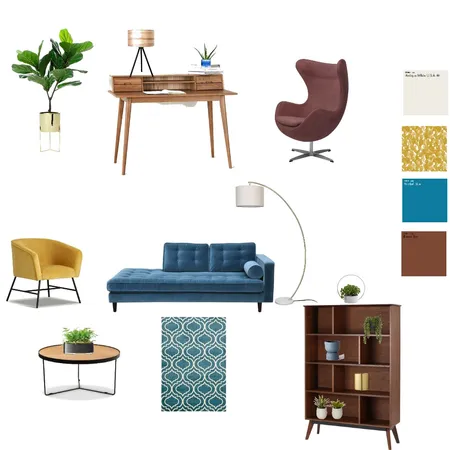 Working from home Interior Design Mood Board by Sabah on Style Sourcebook