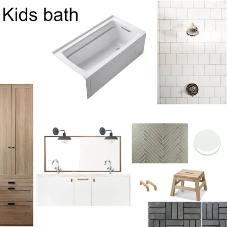 Kids bath current Interior Design Mood Board by knadamsfranklin on Style Sourcebook