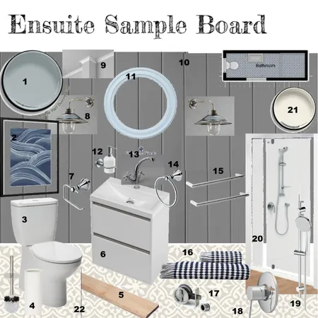 Ensuite Jones-Sexton Interior Design Mood Board by snapper on Style Sourcebook