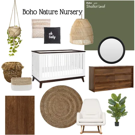 Boho Nature Nursery Interior Design Mood Board by awaldbauer on Style Sourcebook