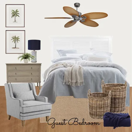 Guest Bedroom Interior Design Mood Board by bronwynfox on Style Sourcebook