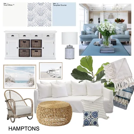 Hamptons Interior Design Mood Board by bridieclarke on Style Sourcebook