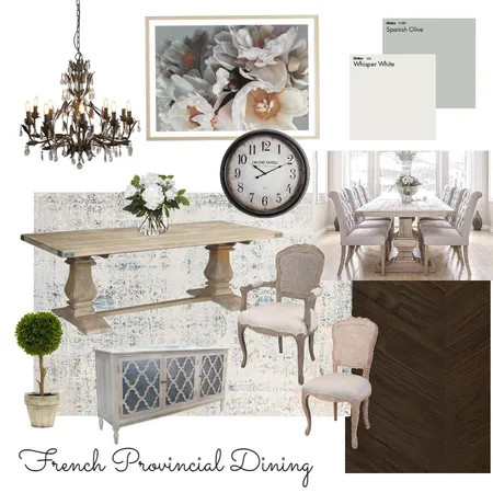 French Provincial Dining Interior Design Mood Board by Elisa91 on Style Sourcebook
