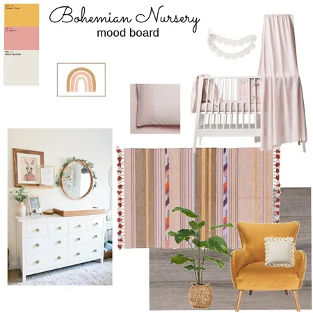 Nursery boho Interior Design Mood Board by Savanah Gwaltney on Style Sourcebook