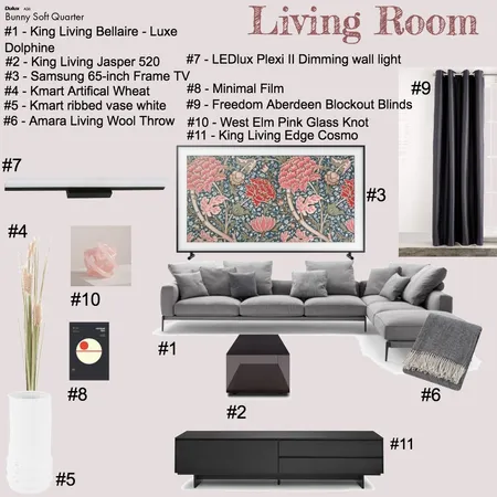 Assignment #10 Living roomfinal Interior Design Mood Board by nicbrindell on Style Sourcebook