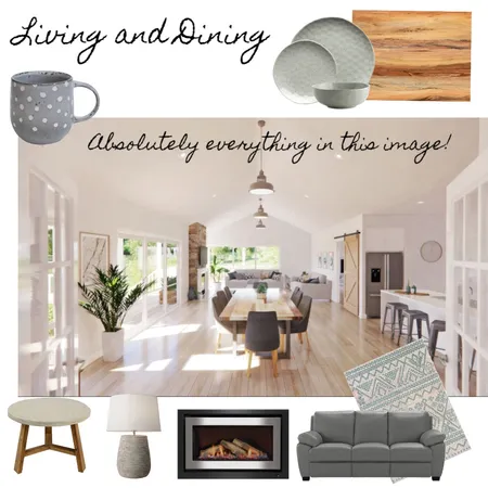 Open Living Interior Design Mood Board by heidinoller on Style Sourcebook