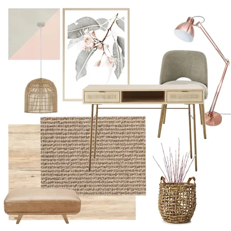 Home office feminine Interior Design Mood Board by VChristen on Style Sourcebook