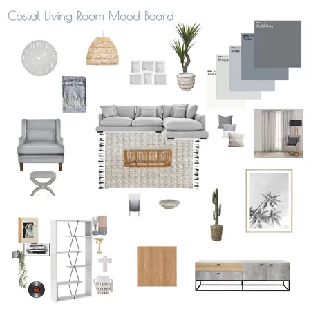 Coastal Living Room Interior Design Mood Board by RFernandez on Style Sourcebook