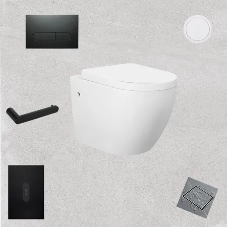Toilet Interior Design Mood Board by Chantelle Ulrich on Style Sourcebook