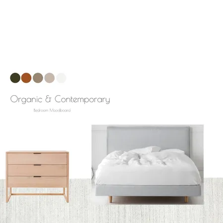 Organic & Contemporary Bedroom Interior Design Mood Board by Rozina on Style Sourcebook