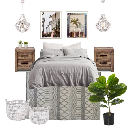 Boho bedroom Interior Design Mood Board by reneee on Style Sourcebook