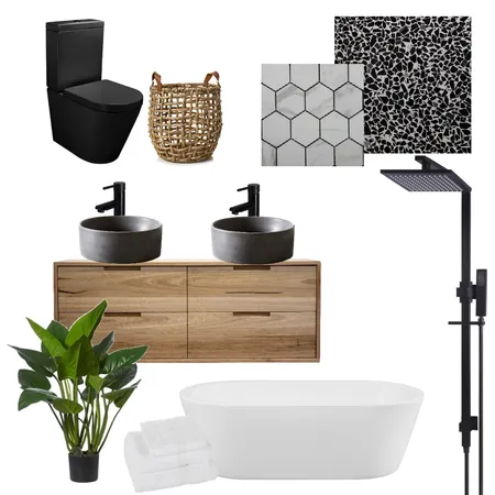 Boho bathroom Interior Design Mood Board by reneee on Style Sourcebook