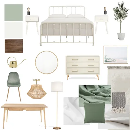 Basement Bedroom Interior Design Mood Board by stefspina on Style Sourcebook