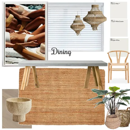 Boho Dining Interior Design Mood Board by rachelmcgrath on Style Sourcebook