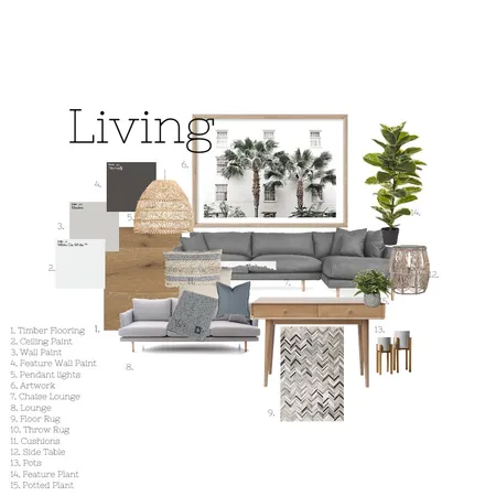 Living Interior Design Mood Board by Jacob on Style Sourcebook