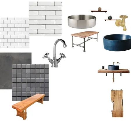 Grey + white bathroom Interior Design Mood Board by mililobo on Style Sourcebook