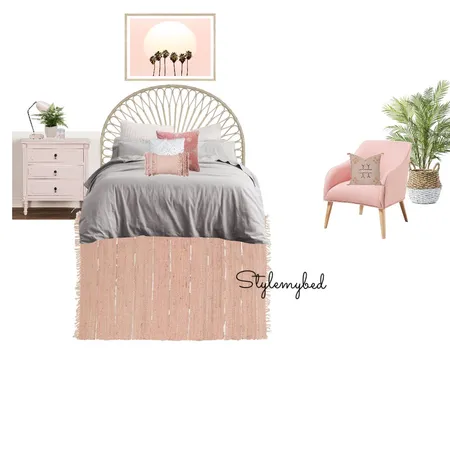 Touch of pink Interior Design Mood Board by Beachshak on Style Sourcebook