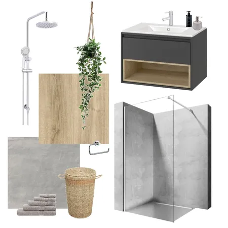 stone bathroom Interior Design Mood Board by Holi Home on Style Sourcebook