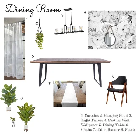 Dining Room Module 9 Interior Design Mood Board by celesteseaman on Style Sourcebook