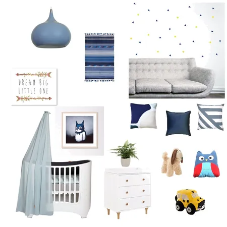 Prince's Nursery Interior Design Mood Board by Go Figure Creative Designs on Style Sourcebook