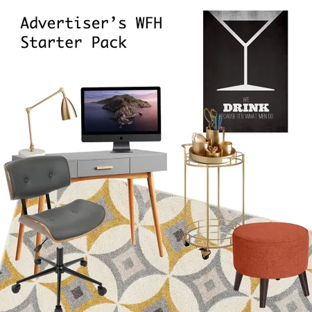 Advertiser’s WFH Starter Pack Interior Design Mood Board by Drew Henry on Style Sourcebook