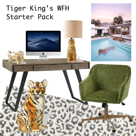 Tiger King WFH Starter Pack Interior Design Mood Board by Drew Henry on Style Sourcebook
