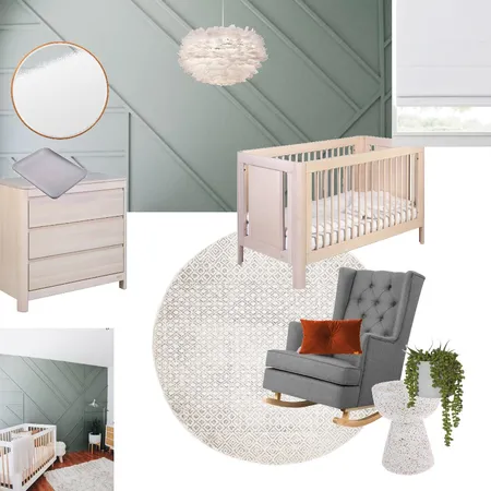 Nursery 2 Green Interior Design Mood Board by katemac on Style Sourcebook