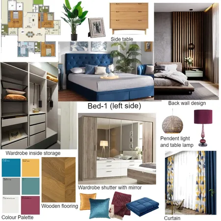 bedroom Interior Design Mood Board by neelam on Style Sourcebook