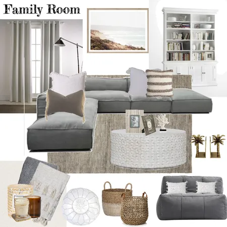 Family/ Media Room Interior Design Mood Board by Michelle.kelly.warren@gmail.com on Style Sourcebook