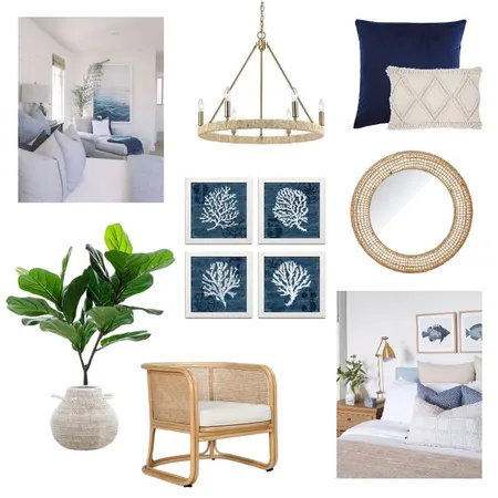 coastal bedroom Interior Design Mood Board by AimeeKate on Style Sourcebook