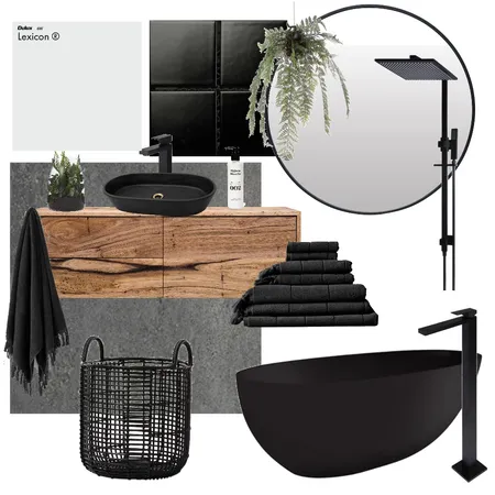 bw Ensuite Interior Design Mood Board by anitra on Style Sourcebook
