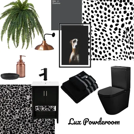 black powder room Interior Design Mood Board by NAOMI.ABEL.LIFESTYLE on Style Sourcebook