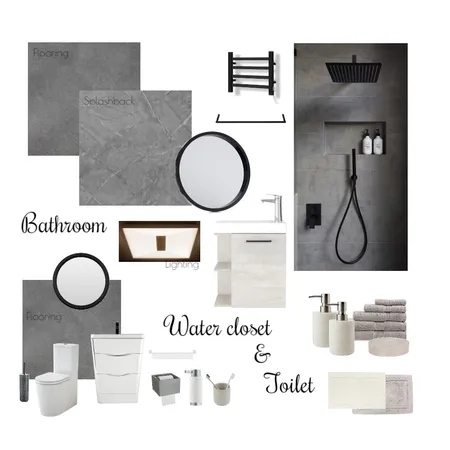 Bathroom & WC Interior Design Mood Board by sysin on Style Sourcebook