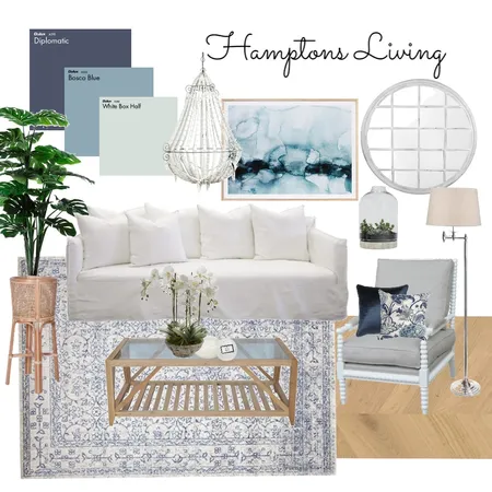 Hamptons Living Room Interior Design Mood Board by Elisa91 on Style Sourcebook