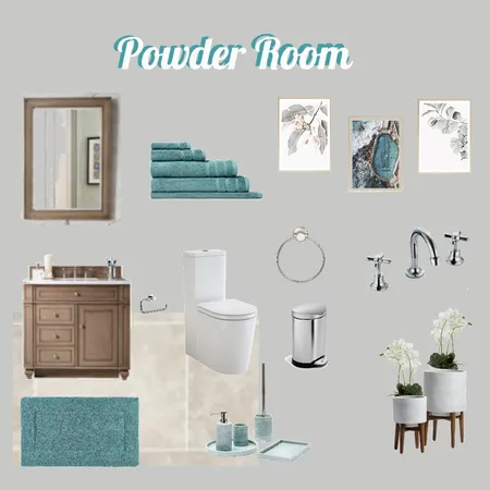 Powder Room Interior Design Mood Board by Sofi.baxter on Style Sourcebook