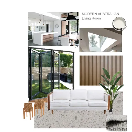 Modern Australian Living Room Interior Design Mood Board by Beth Dillon on Style Sourcebook